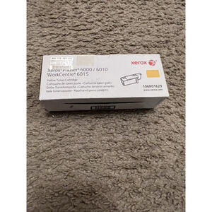Xerox 106R01629 Yellow Toner Phaser 6000 6010 WorkCentre 6015 OEM Genuine